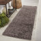 Serdim Rugs Living Room Hallway Runner Shaggy Rugs TAUPE 60x220cm(2 x7'3)