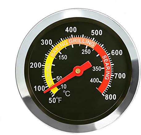 LOKHING 01T08 DIA 6 centimetri Acciaio inossidabile Fumatore Griglia BBQ Indicatore di temperatura Forno Termometro per barbecue