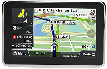 Ymiko GPS-Navigationsgerät Unifür Versal Car 5-Zoll-Touchscreen Car Navigator GPS-Navigation DDR256M 8G MP3 F M Europakarte 508