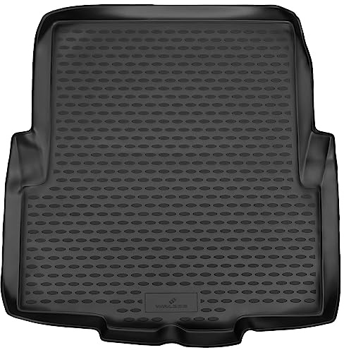 WALSER XTR Kofferraumwanne für BMW 3 Stufenheck (E46) 1997-2005, 100% passgenaue Antirutschmatte Auto, Gummimatte Auto, Kofferraum Schutzmatte, Anti Rutsch Matte Gummi, Auto Gummimatten