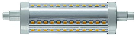 SLV QT DE12 R7S 118mm LED Leuchtmittel, 15W, 3000K, CRI90, 330°, transparent (1005288)
