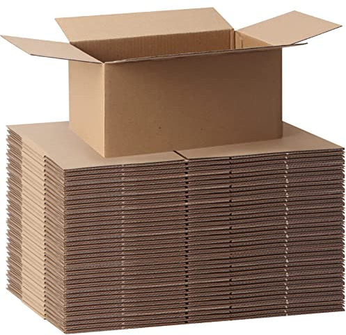 CRUGLA 40 Packs Shipping Boxes 8x6x4, Cardboard Boxes for Small Business, Corrugated Mailing Box Bulk for Packaging
