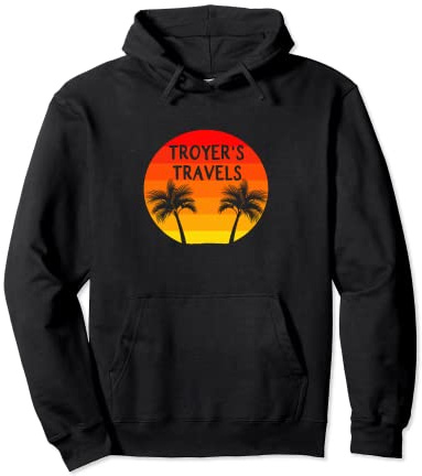 Troyer's Travels Channel Official Merch Pullover Hoodie