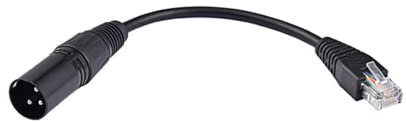 YSJJZRL Cavo adattatore da 30 cm RJ45 maschio a XLR 3 pin maschio/femmina (XLR maschio a 3 pin)