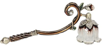thewense Éteignoir à bougies, Éteignoir à bougies vintage avec manche long, Éteignoir à bougies décoratif en métal antique comme cadeaux pour décoration de la maison
