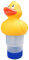 Dispensador de cloro flotante de dibujos animados, con forma de pato y flamenco, mantenimiento químico, adecuado para piscinas en el suelo/sobre el suelo, cuidado decorativo de la calidad del agua