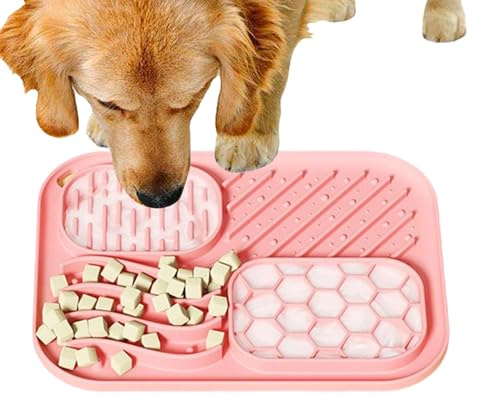 Tappetino da leccare per cani | antiscivolo in silicone - Tappetino da leccare con per cani e gatti | per gatti, Arricchimento degli animali domestici, alimentazione domestica, allenamento D