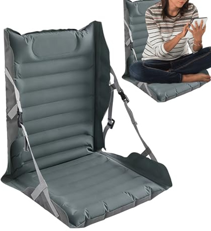 Wmaapg Coussin de Stade | Gonflable, imperméable, Portable | Coussin de Camping - pour canoë-Kayak, Camping, Pique-Nique, randonnée, Chaise roulante, Avion, Bateau, camionnette