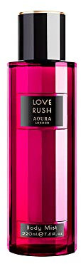 Aoura London Womens Love Rush Body Mist Fragrance Spray 220ml