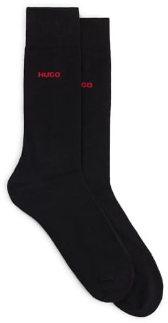 HUGO Herren 2p Uni Cc Herrensocken, New - Black1, 39-42 EU