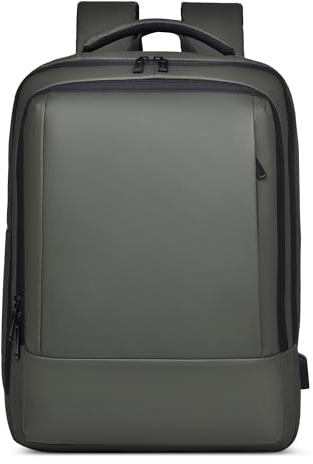 DORRISO Ryggsäck Män Lättvikt Ryggsäck PC-Ryggsäck College Casual Ryggsäckar med Stöldskyddad USB-Laddningsport Ryggsäck Ryggsäck Gymnasieskola Vattentät Ryggsäck PC. 15,6 tum, Grön, L