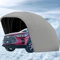 Faltbarer mobiler Carport - Allwetter-Autoabdeckung, Automatische Outdoor-Garage, tragbares Edelstahlzelt, langlebige Regendichte Markise für Autos und Limousinen