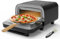 Elektrischer Pizzaofen – 6 Programme, 1700W, max. 450°C, geeignet für 32cm Pizzen – 5-in-1-Multifunktion: Pizza, Grillen, Warmhalten, Backen und Kochen – inklusive Pizzastein und Pizzaschaufel