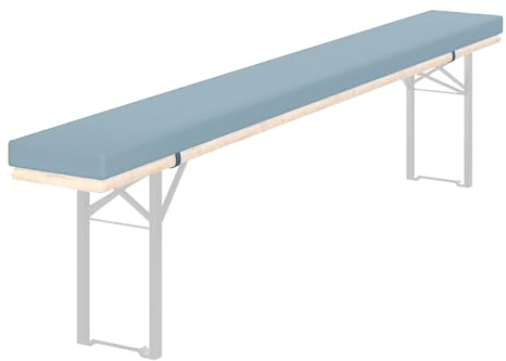 Cuscino imbottito per panca da birra, 110 x 30 cm, 180 x 25 cm, 200 x 30 cm, 220 x 23 cm, con cerniera, 3 cm di spessore, perfetto per panche da giardino, durevole e confortevole, cuscino per divano