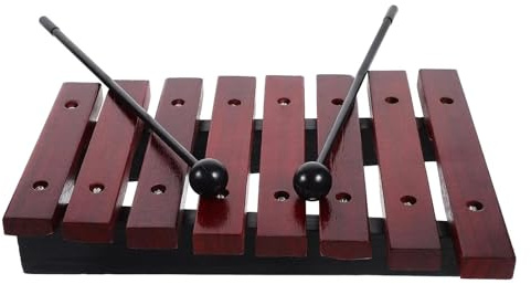 Xylofon musikinstrument för piano med åtta noter xylofon träpinnar 8