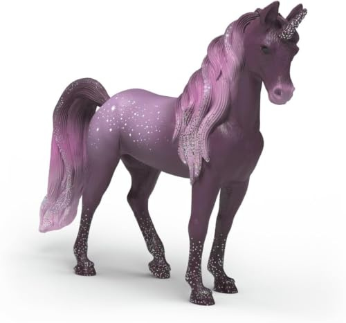schleich BAYALA | Galaxy Unicorn Mare 70842 | Detaljerad, fantastisk figur med stjärnmönster | Present för flickor och pojkar | Magiska samlarfigurer | Leksaksfigur från 5 år | 15 x 4 x 11 cm