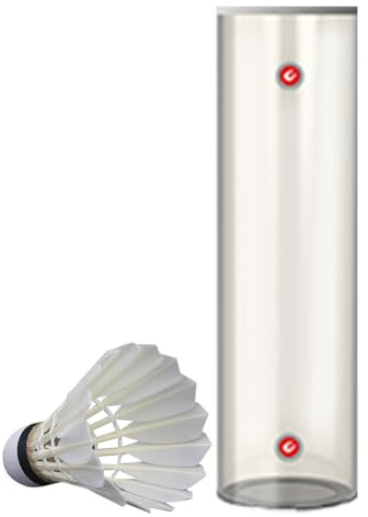 Generico Tubo para pelotas de bádminton, tubo de bádminton, tubo magnético para almacenamiento de volantes | Equipo de entrenamiento para clases de educación física, gimnasio, patio, campo de