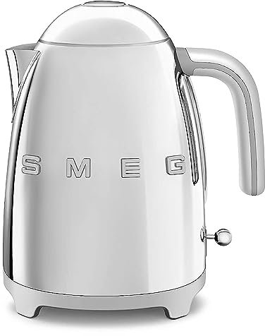 50’s Style Jug Kettle, Soft Opening, 360 Swivel Base, Anti-Slip Feet, 300W, 1.7L, Stainless Steel