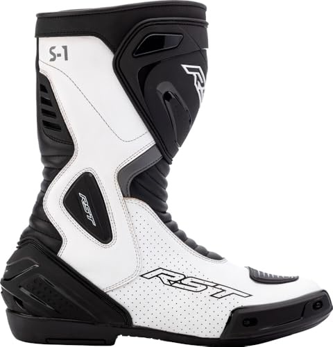 RST S1 Bottes de moto, weiß/schwarz, 43