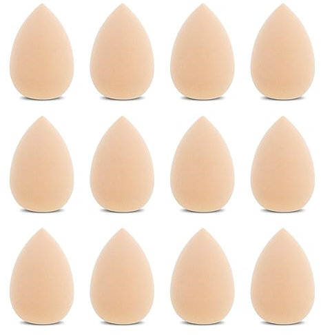 WLLHYF 12 PCS Mini Make up Schwamm Set Blending Sponge kleine Mixer Foundation für Puder Creme Ausbesserungen Kosmetik Schwämmchen