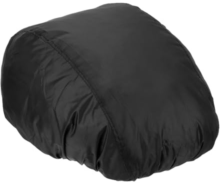 PATIKIL Copri per Casco Bici, Copertura per Casco da Moto Impermeabile per Pioggia Accessori Ciclismo Strada, Nero