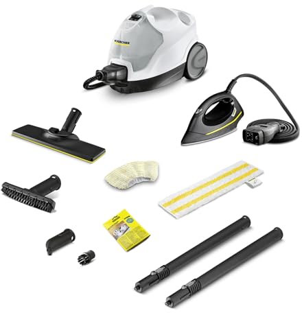 Kärcher SC 4 EasyFix Iron Steam Cleaner, Pressure 3.5 bar, Heating 4 min, Power 2000W, Working Area 100 m², Two Tanks 0.5L + 0.8L