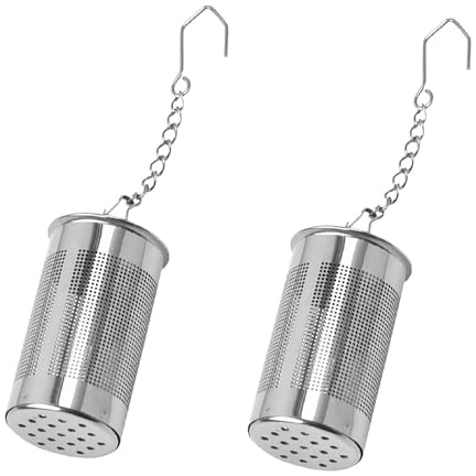 2pcs Tea Loose Tea Eggs, Stainless Steel Tea Egg, Extra Fine Mesh Tea Egg with Chain Hook, Tea Strainer for Hanging Teapots, Cups, Cups for Brewing Loose Tea