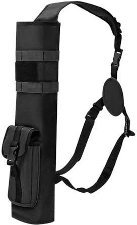 DONGKER Köcher für Pfeile, Pfeilhalter mit Verstellbar Schultergurt, Köcherhalter mit Aufbewahrungstasche für Jugend und Erwachsene Outdoor Praxis