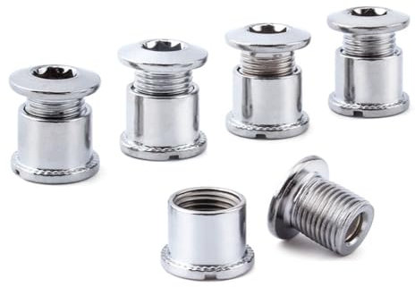 Zqxnt 5pack Biciclette Guarnitura Disco Viti Biciclette Chainwheel Viti Bulloni Corona Biciclette Guarnitura Accessori