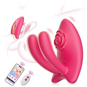 Vibratore per Donna Sex Toys Coppia,Vibratore per Donna professionale con APP Telecomando con 9 Modalità di Vibrazione, Vibratori Rabbit Vibratore Clitoride per Giocattolo Intimo per Coppie & Solo Uso