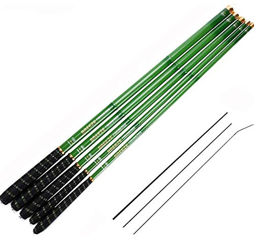 Goture Telescopic Tenkara Fishing Rod Collapsible Crappie Rods 1 Piece Portable Hand Fishing Poles Carbon Fiber Telescoping Stream Ultralight Inshore Carp Bamboo Pole Bass Trout 12 15 18 20 21 24Ft