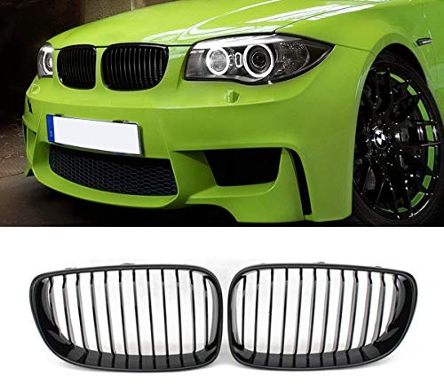 Lot de 2 Calandres style sport Noir brillant