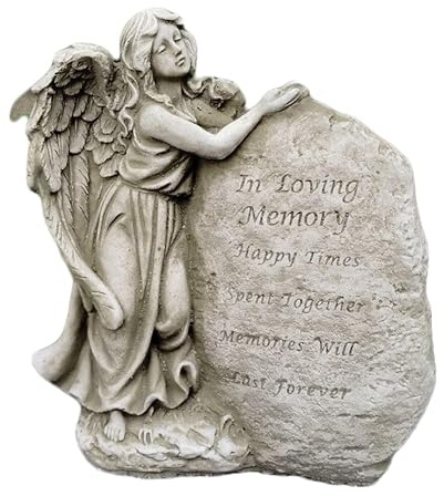 Darthome Angel Fairy Loving Memory Memorial Graveside Stone Garden Statue Ornament Gift