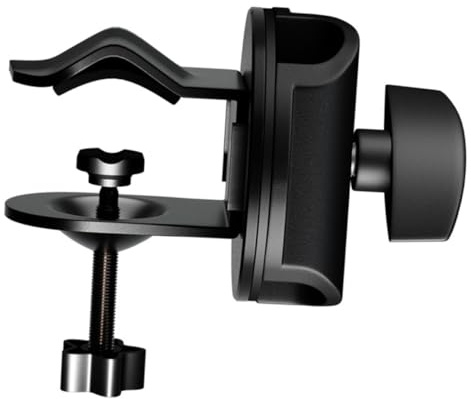 POPETPOP Pince Micro Pour Support Bureau Clip De Fixation Rotatif Compact Pour Bras Micro Montage Stable Pour Studios Et Performances Live