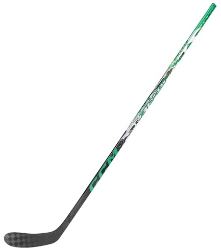 CCM JetSpeed FTW 26 Crosse de hockey sur glace intermédiaire pour femme (58, Flex 55, courbure 29, gauche)