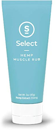 Select S Hemp Muscle Rub - Hemp Rub 3oz, 250m