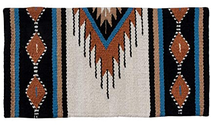MUSTANG Del Rio NZ Wool Blanket Copper/Beige