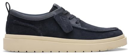 Clarks Polden Moc Mens Navy Suede, 9.5