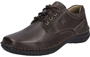 Josef Seibel Herren Bequemschuhe New Anvers 06,Weite K (Extra weit),Wechselfußbett,Strassenschuhe,Schnuerung,lace-up Shoes,Moro,43 EU