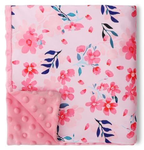 DRESHOW Babyfiltar för Barn 75x100cm Ekologisk Bomull Unisex Nyfödd Tjock Supermjuk Sovfiltar för Småbarn Babyflickor Pojkar Barnkammare Påslakan Gåvor