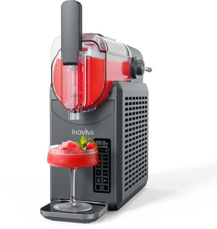 Granizadora Maquina INOVIVA, sin hielo, de 2 l, para el hogar, con autolimpieza, 5 programas preestablecidos, granizados congelados, margaritas, frappés y batidos (versión S1.2)