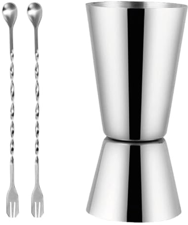 Dosatore Misurino Doppio per Cocktail Stile Giapponese 2 Cucchiaini 30Ml 60Ml Party Cocktail Feste Bar Discoteche Professionale Bevande Barista