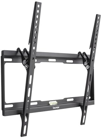 VulTech Staffa/Supporto Fisso da Parete per TV 32-55 LED LCD Plasma - VESA fino a 400x400, Portata 35kg, con Livella a Bolla - BTV-T3255LITE