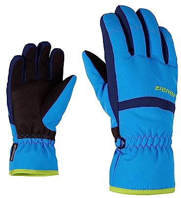 Ziener LEJANO Kinder AS Ski-Handschuhe/Wintersport | Wasserdicht Atmungsaktiv, Persian Blue, 4