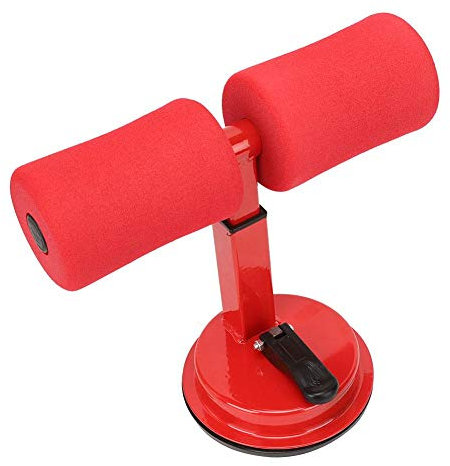 Keenso Sit-ups Fitnessgeräte, Sit-up Bar Ausrüstung Crunches Assistent Sit-up Hilfe Taille Fettreduktion Haushalt Bauch Bauch Situp Bar Helfer(rot) Kombinierte Fitnesszubehör