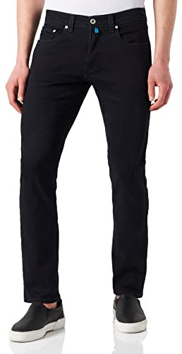 Pierre Cardin Herren Jeans Lyon | Männer Hose | Tapered Fit | Blue/Black Used Washed | Blue/Black Used 8002 6802 | 40W - 34L