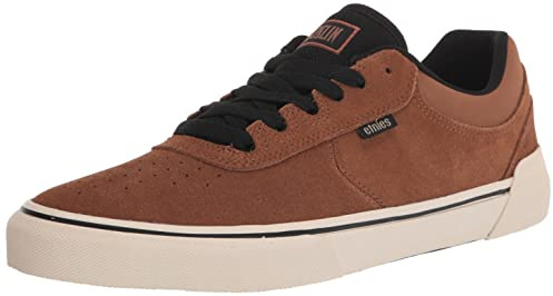 Etnies Joslin Vulc låg topp skateboard sko skridskosko, brun-svart, 45 EU