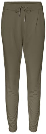 Vero Moda VMEVA MW Loose String Pant GA Noos, Pantaloni di Stoffa Donna, Capers,