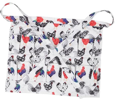 Hoement Eiersammelschürze Zum Sammeln Von Eiern Hühnereiern Und Wachteleiern Mit Mehreren Taschen Und Praktischem Design Für Küche