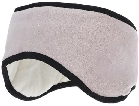 OATIPHO Orejeras para dormir diadema insonorizadas orejeras 2 en 1 antifaz para dormir y orejeras calentadores de oído diadema reducción de ruido envoltura de la oreja cubierta suave para los ojos,